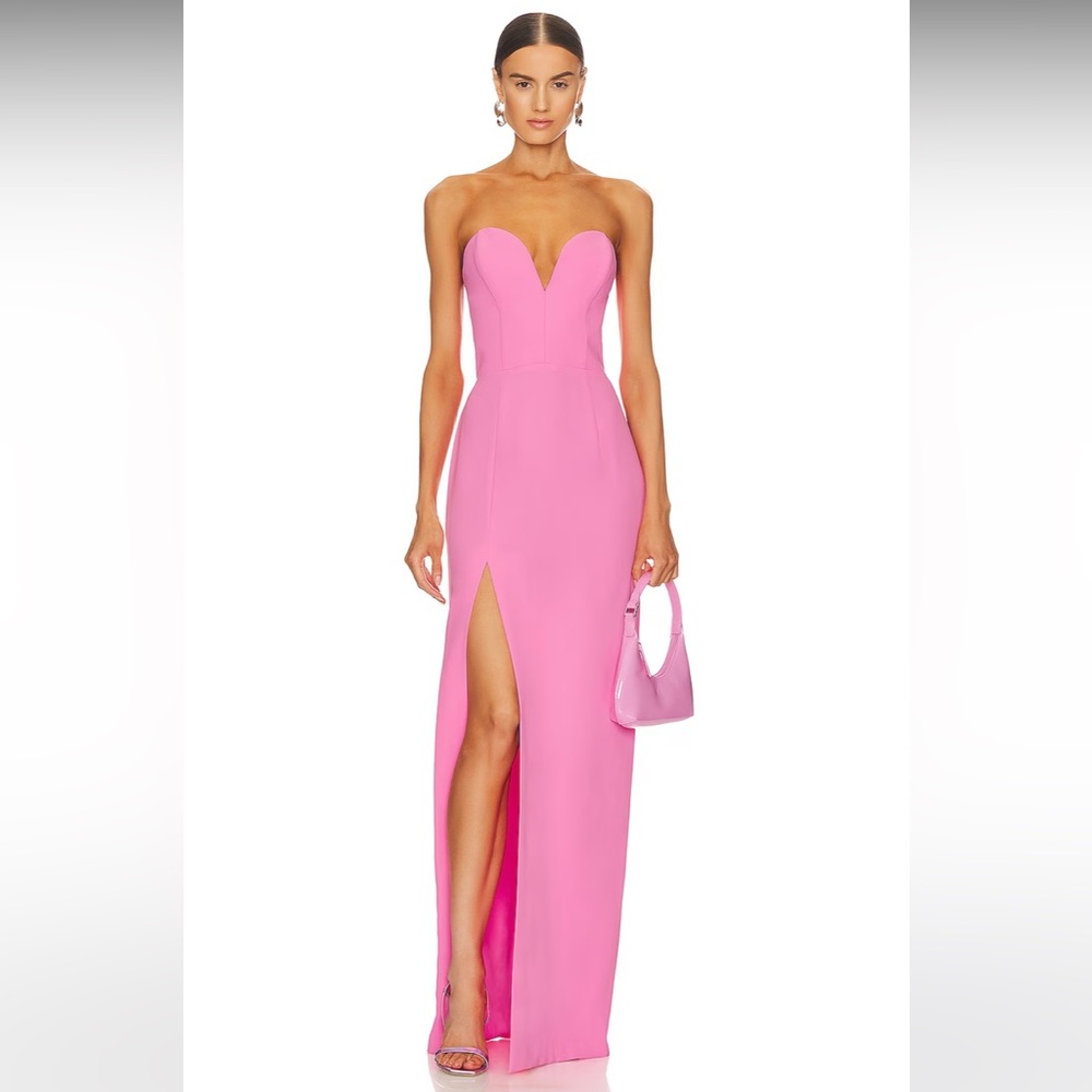 x REVOLVE Cherri Gown in Shocking Pink
Amanda Uprichard